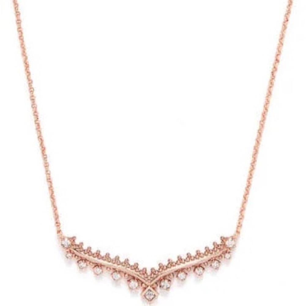 Kendra Scott Rose Gold Vern Necklace